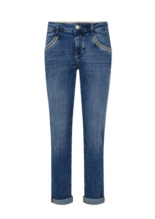 Mos Mosh - MM Naomi Grendel Jeans - Mid Blue Regular